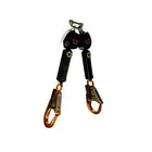 Personal Self Retracting Lifeline 3101283, Twin-leg, Web, 6 ft. (1.8m), 1 EA Superior Safety Harness