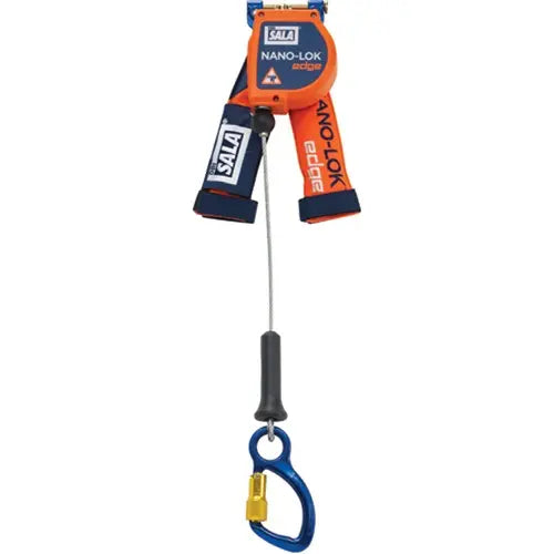 Nano-Lok Edge Self Retracting Lifeline, 3500221, cable, quick connect, 8 ft (2.4 m) web