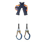 Nano-Lok Edge Twin-Leg Self Retracting Lifeline, 3500238, cable, quick connect, 8 ft (2.4 m) Superior Safety Harness