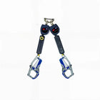 Nano-Lok edge Twin-Leg Personal Self-Retracting Lifeline 3500259, Galvanized Cable, 7.3 ft (2.2 m) Superior Safety Harness