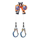 Nano-Lok Edge Twin-Leg Self Retracting Lifeline, 3500238, cable, quick connect, 8 ft (2.4 m) Superior Safety Harness