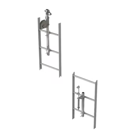 30' Lad-Saf™ Cable Vertical Safety System, Galvanized Steel