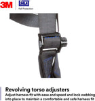 ExoFit X300-Class AELP-6 D Rings-3M DBI SALA FALL PROTECTION-CSA Certified! Superior Safety Harness