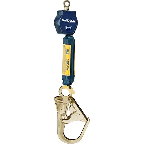 Nano-Lok™ Self-Retracting Lifeline, 6.5' - Rebar Hook - CSA Certified!