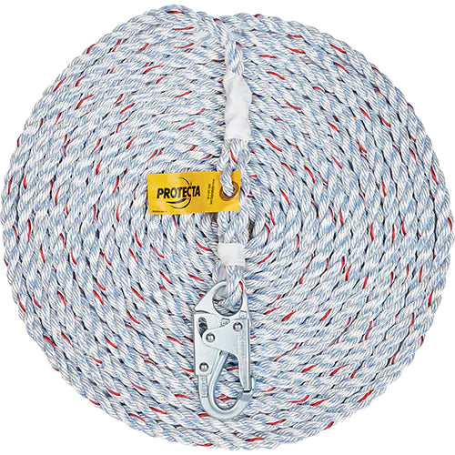 Rope Lifeline with Snap Hook - CSA Certified!